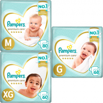 Fralda Pampers Premium Care