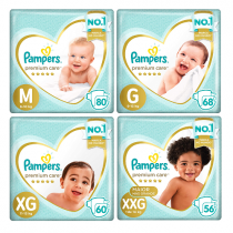 Fralda Pampers Premium Care