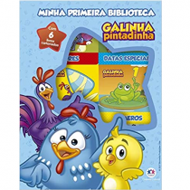 Box 6 Mini livros Galinha Pintadinha