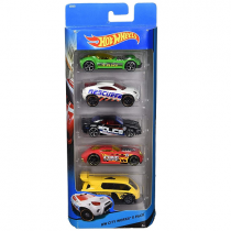 Hot Wheels Pacote 5 Carros Sortidos Mattel