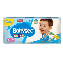 Fralda Babysec Ultrasec Galinha Pintadinha XG 32 Unidades