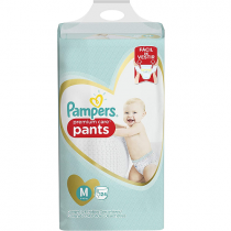 Fralda Pampers Pants Premium Care M 124 unidades
