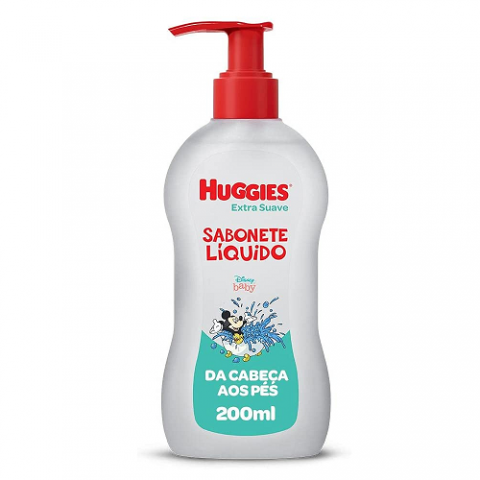 Sabonete Líquido Huggies Extra Suave 200ml