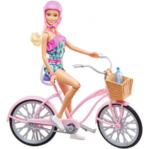 Boneca Barbie Bicicleta