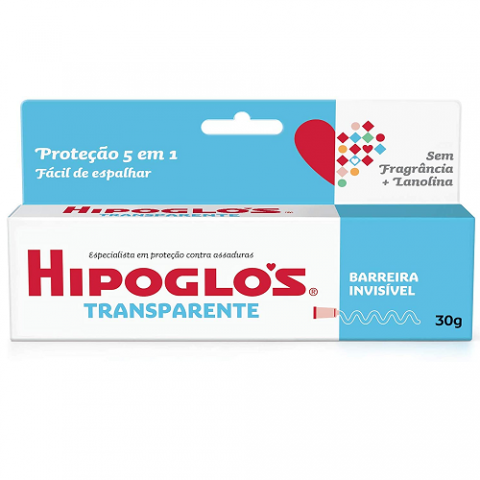 Hipoglos Transparente Creme Preventivo De Assaduras 30g