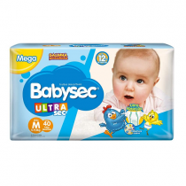 Fralda Babysec Ultrasec Galinha Pintadinha M 40 Unidades