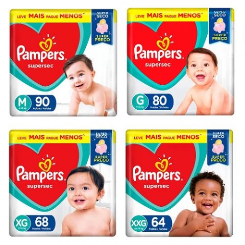 Fralda Pampers Supersec