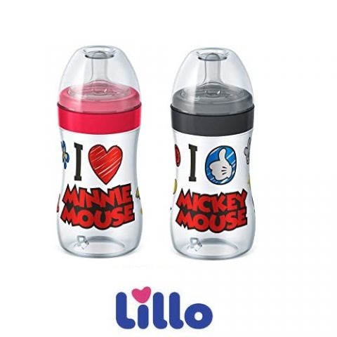 Lillo Mamadeira Super Evolution Disney Silicone 300ml