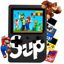 Mini Game Box Retro Portátil Sup com 400 Jogos + Cabo Av