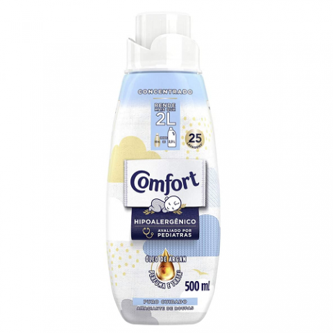 Amaciante Concentrado Comfort Puro Cuidado 500ml
