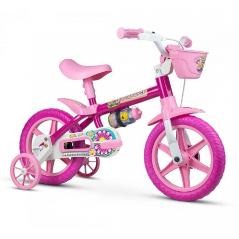 Bicicleta Aro 12 Flower Nathor