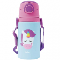 Garrafinha de Aluminio Animal Fun Unicórnio Buba