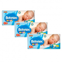 Fralda Babysec UltraSec Galinha Pintadinha P 90 Unidades