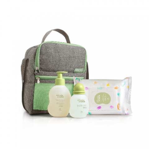 Conjunto Natura Mamãe e Bebê com Frasqueira