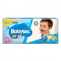 Fralda Babysec Ultrasec Galinha Pintadinha XG 60 Unidades