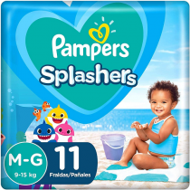 Fralda Pampers Splashers M-G 11 Unidades