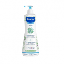 Gel Lavante Suave Mustela Bebê Corpo e Cabelo 750ml