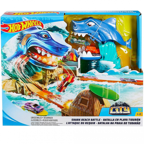 Pista Hot Wheels City Ataque Tubarão
