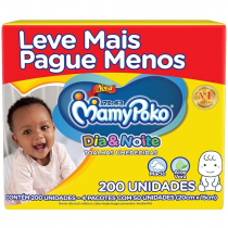 Toalhas Umedecidas MamyPoko Dia & Noite 200 unidades