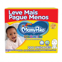 Toalhas Umedecidas MamyPoko Dia & Noite 200 unidades