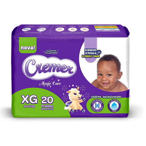 Fralda Cremer XG 20 unidades