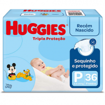 Fralda Huggies Tripla Proteção P 36 Unidades