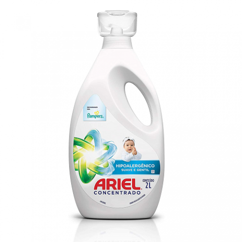 Sabão Líquido Ariel Suave e Gentil 2L