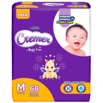 Fralda Cremer M 68 Unidades