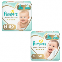 Fralda Pampers Premium Care