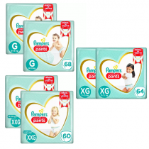 Kit Fralda Pampers Premium Care Pants