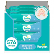 Pampers Cuidado de Bebê Lenços Umedecidos 576 Unidades