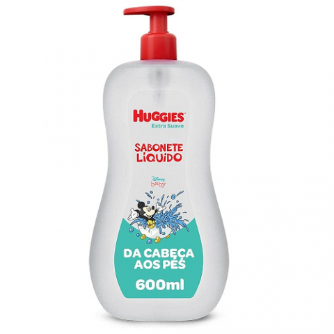 Sabonete Líquido Huggies Extra Suave 600ml