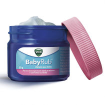 Vick BabyRub Bálsamo Para Bebês 50g