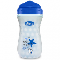 Copo Chicco Brilha no Escuro 14M+ Azul