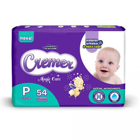 Fralda Cremer P 54 Unidades