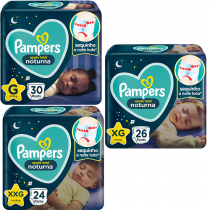 Fralda Pampers Ajuste Total Noturna