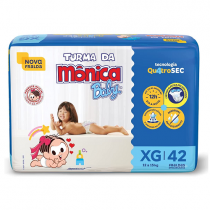 Fralda Turma da Monica Baby XG 42 Unidades