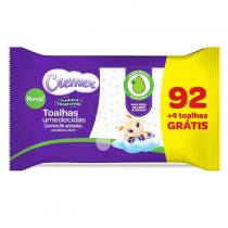 Toalhas Umedecidas Cremer Aloe e Vera 96 Unidades