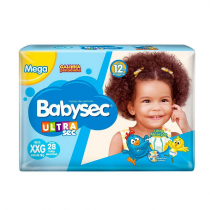 Fralda Babysec Ultrasec Galinha Pintadinha XXG 28 Unidades