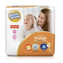 Fralda Pom Pom Derma Protek XXG 30 Unidades