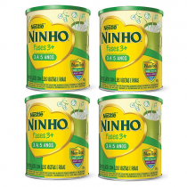 4 Latas Ninho Fases 3+ 800g cada