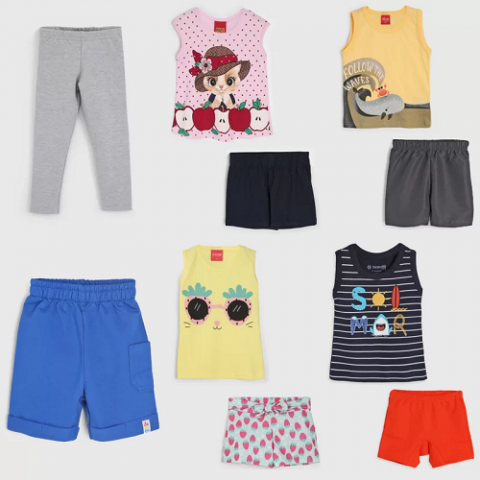 4 Peças de Roupas Infantil