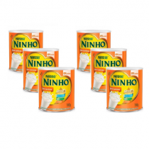 6 Latas Ninho Forti+ Zero Lactose 700g cada