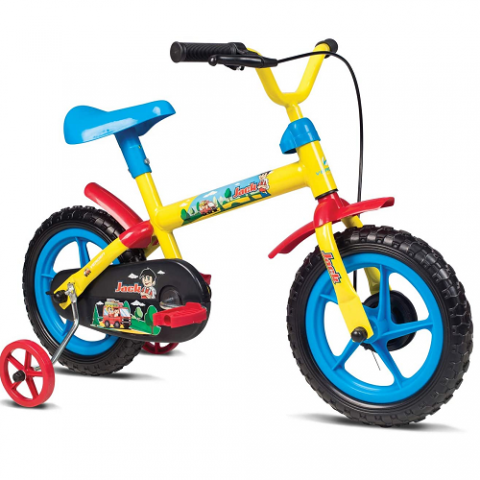 Bicicleta Infantil Verden Jack Aro 12 Amarelo e Azul