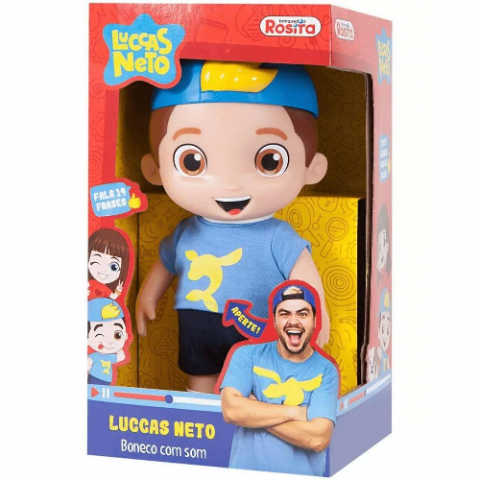 Boneco Luccas Neto Gigante Articulado Mimo