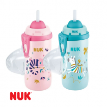 Copo com Canudo Flexi Cup NUK Muda de Cor 300ml