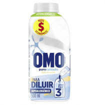 Sabão Líquido Omo Puro Cuidado Para Diluir 500ml