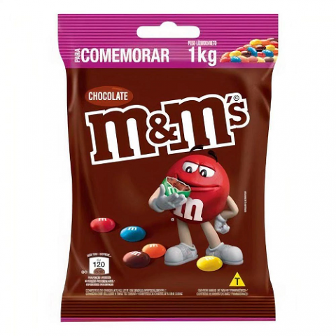 1Kg M&M`S Chocolate Ao Leite