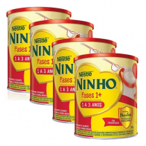 4 Latas Ninho Fases+ 800g