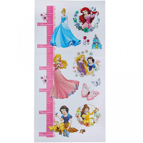 Adesivo Altura Métrica Princesas – Disney